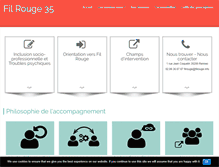 Tablet Screenshot of filrouge.info
